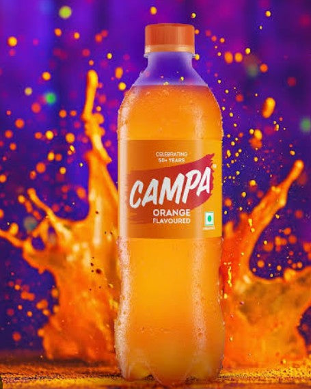 Campa cold drink.             orange flavour