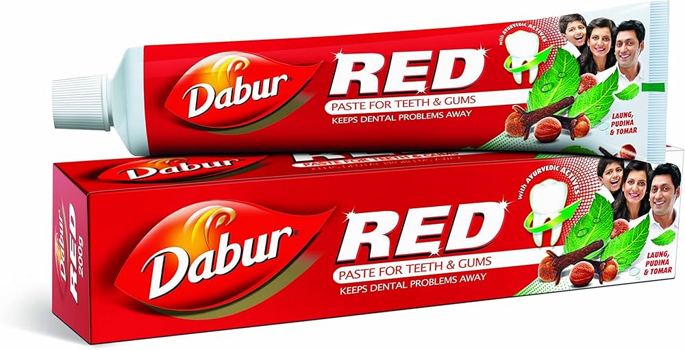 Dabar red toothpaste (same price in packet)