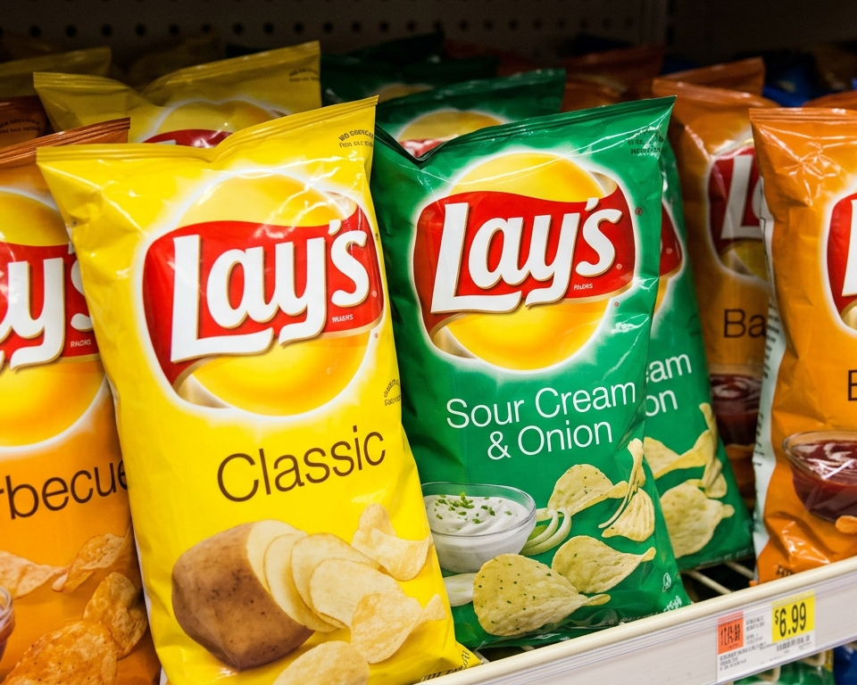 Lays (same price in packet)